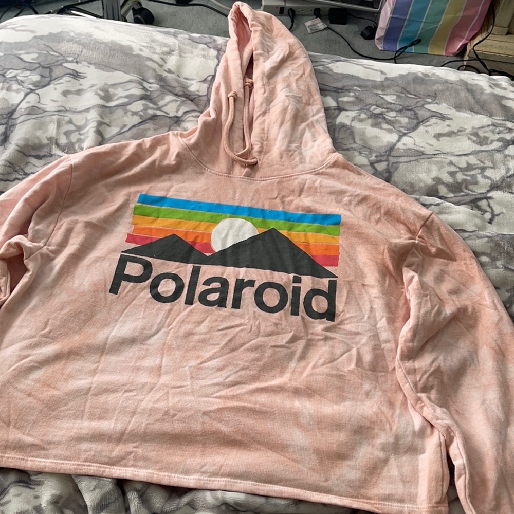Pink hoodie